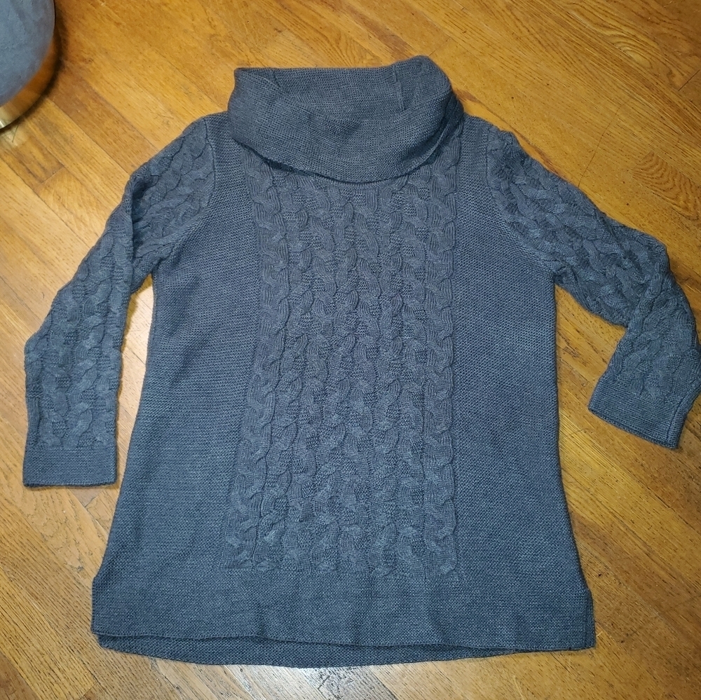 Calvin Klein Cowl Neck Long Sweater